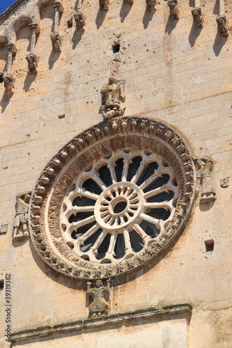 Ancient rose window