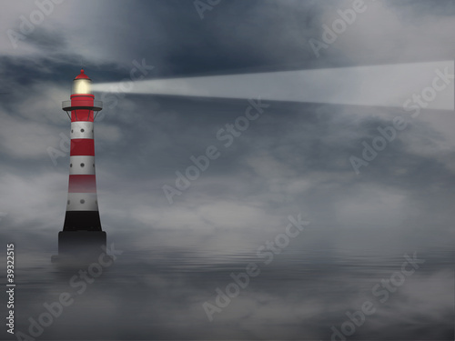 Leuchtturm *** im Nebel