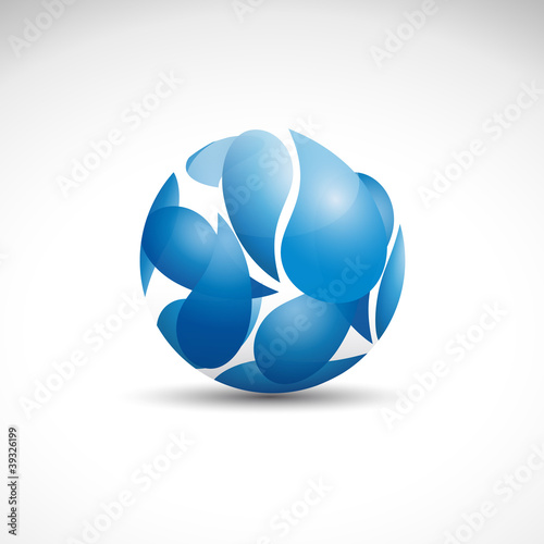 The world of water Background