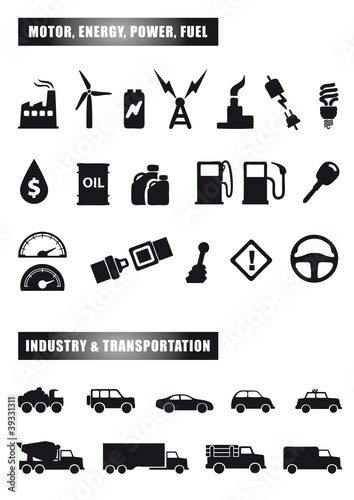 motor and power icons