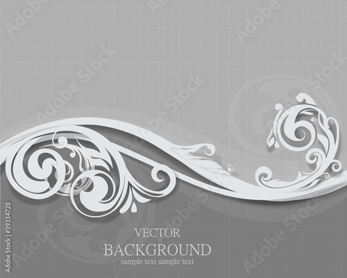 Vector  Floral Border Design