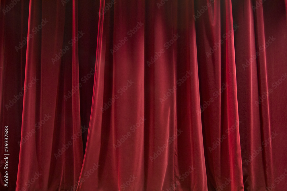 Red curtain Red curtain