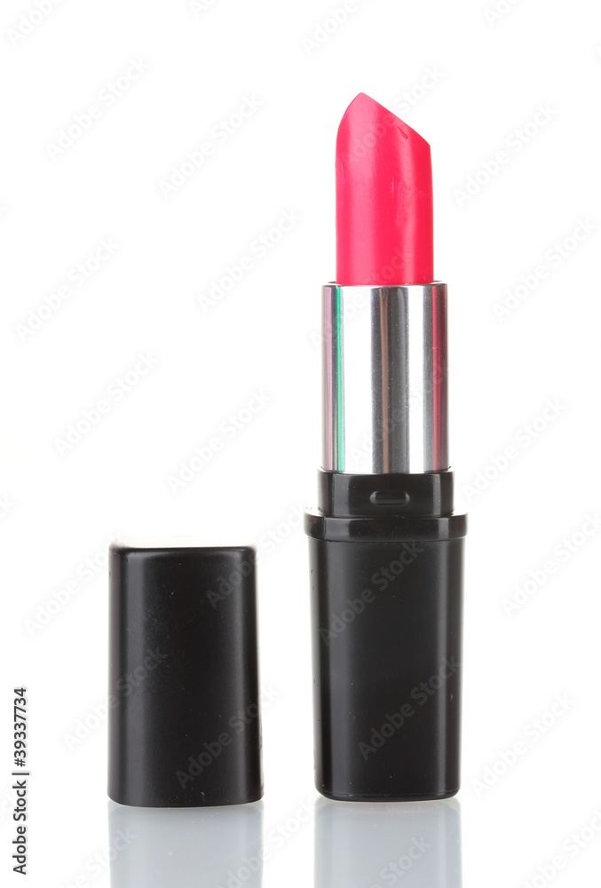 Red lipstick isolated on white background Red lipstick isolated on white background