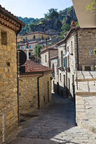 Alleyway. Castelmezzano. Basilicata. Italy.