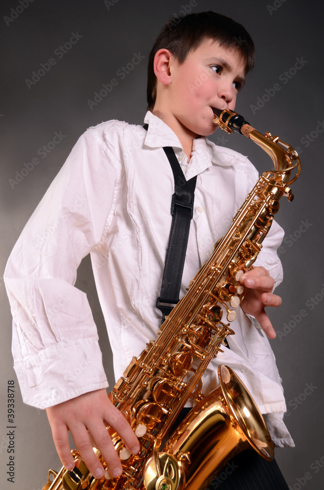 Fototapeta premium Saxofonist