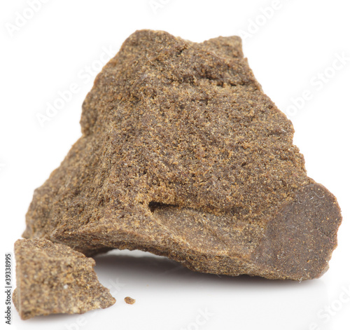 Fotografie Street drug: Hashish, isolated
