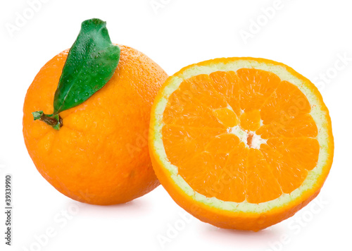 Oranges isolated