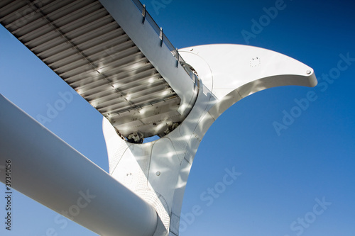 Rotating Boat Lift - The Falkirk Wheel, Scotland photo