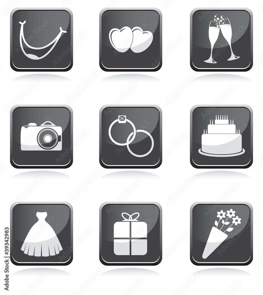 wedding icons wedding icons