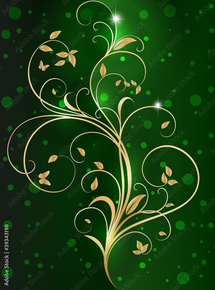 Floral background design Floral background design