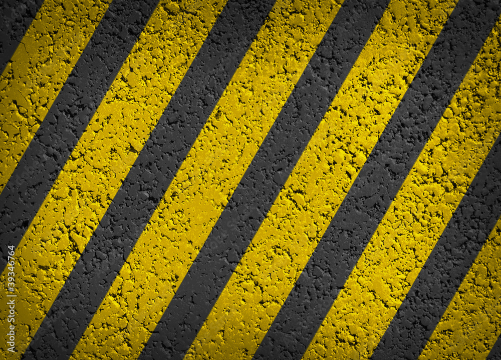 Fototapeta premium Asphalt Background with yellow stripe