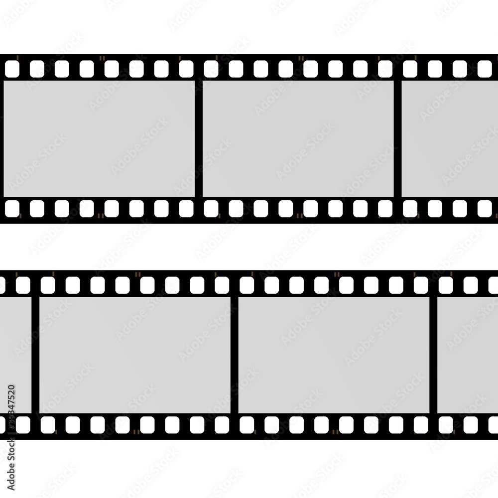 3d render of blank film