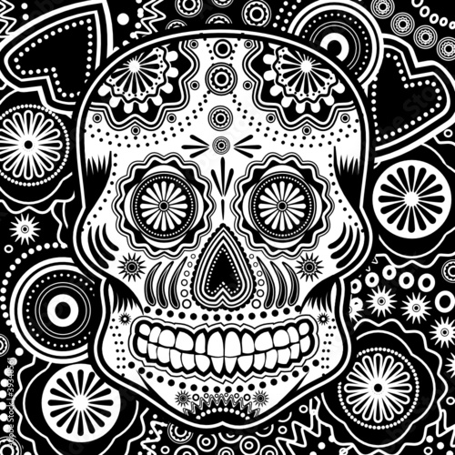 Dia De Los Muertes Sugar Skull