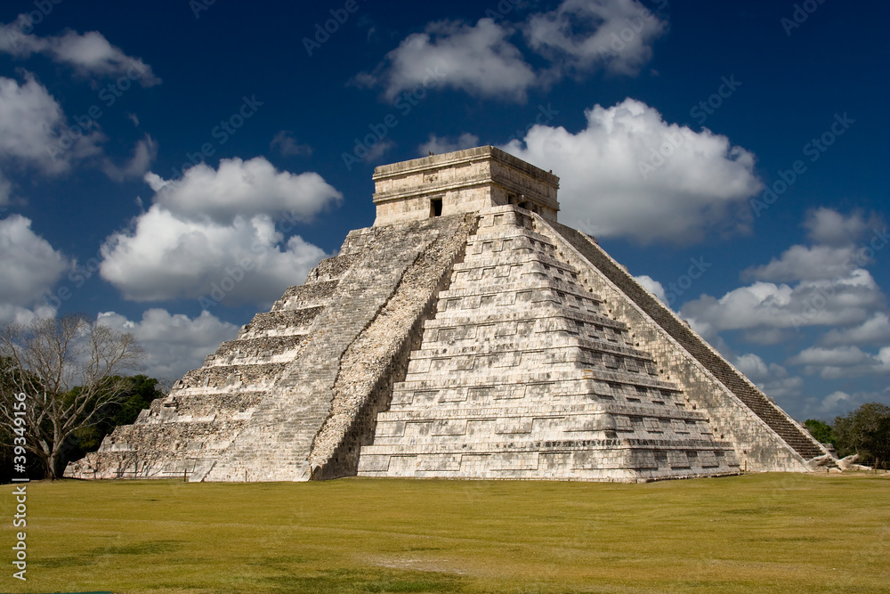 Chichen Itza - El Castillo (Temple of Kukulkan) Near Cancun