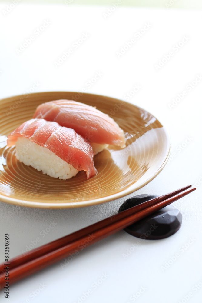 Japanese cuisine, Tuna fish sushi Japanese cuisine, Tuna fish sushi