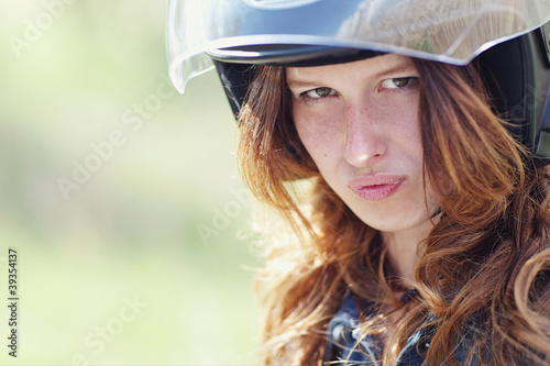 portrait of a young girl photo