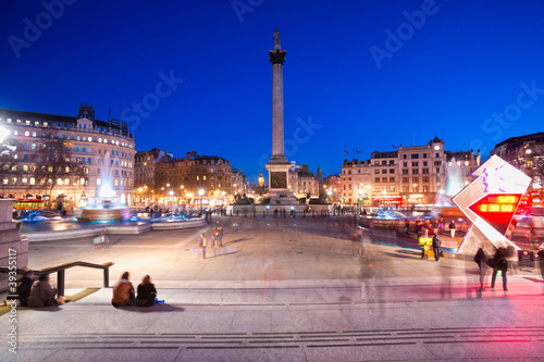 trafalgar square, London, UK. photo