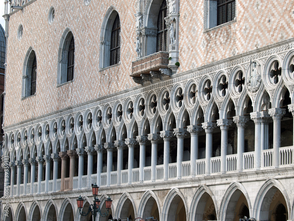 Venice - tracery from the Doge's Palace
