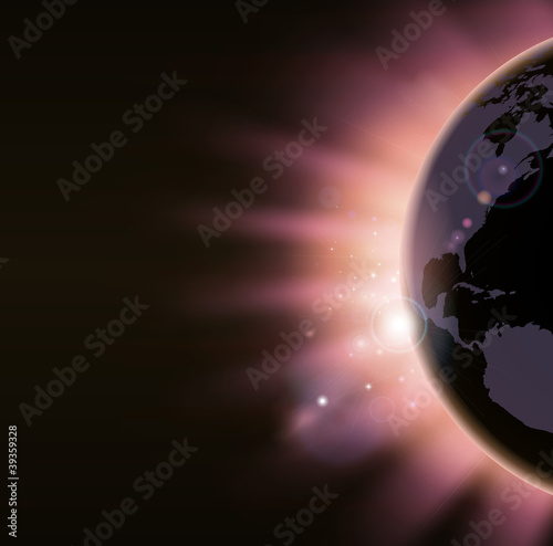Sunrise concept background