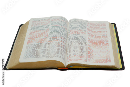Bible Isolated on White