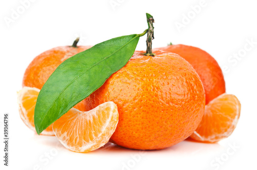 fresh orange mandarins
