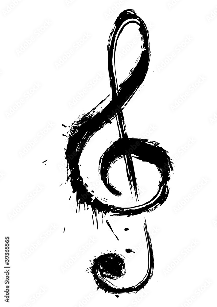 Naklejka premium Music symbol