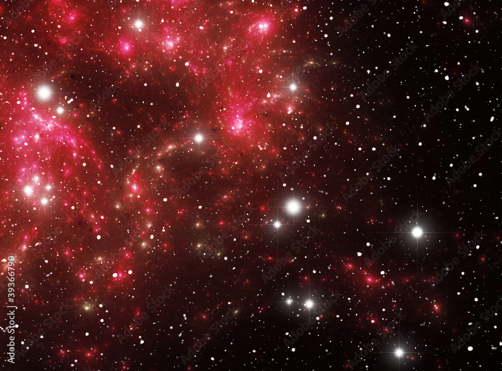 Obraz premium Colorful space star nebula