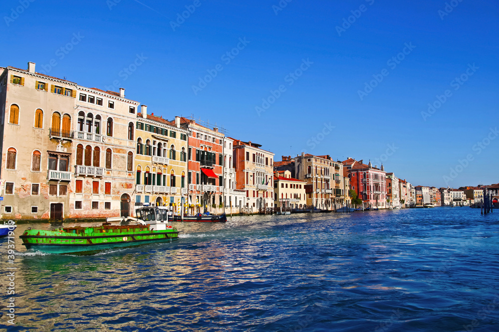 Beautiful view of Grand Canal, Venice