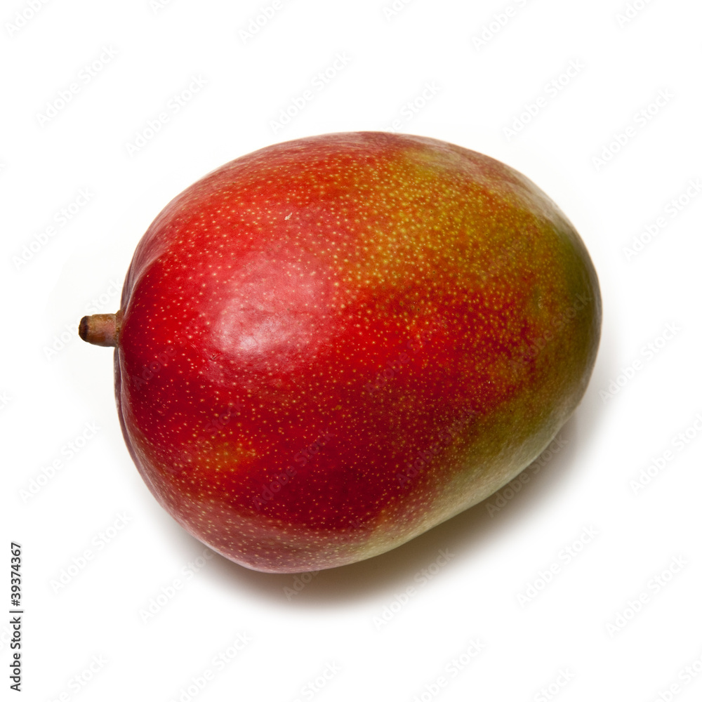 Mango isolated on a white studio background. Mango isolated on a white studio background.