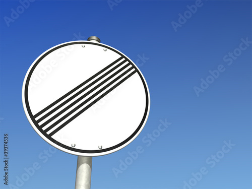 Foto Schild Verbote aufgehoben