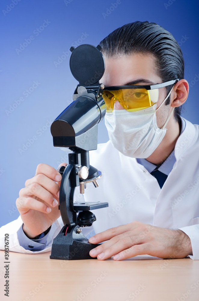 Young chemist in the lab Young chemist in the lab