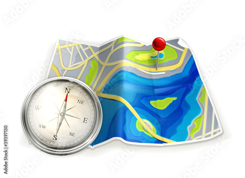 Map and compass