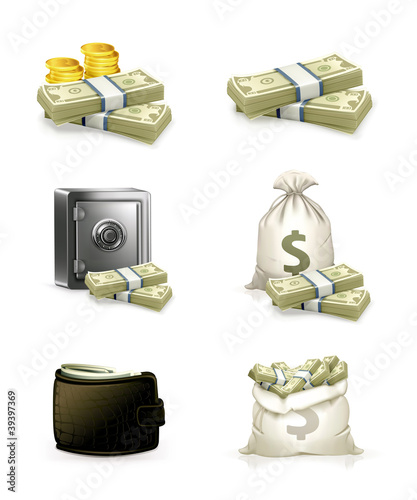 Paper money, set