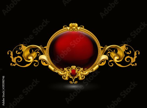 Red Vintage Frame