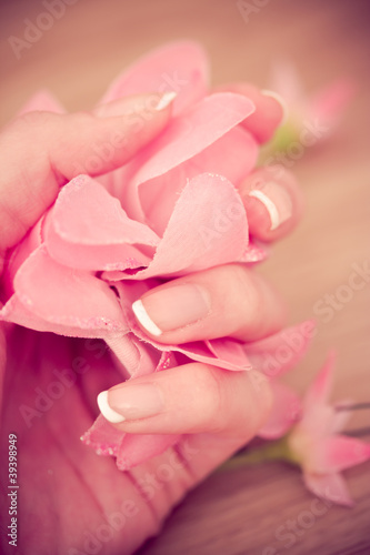 beauty manicure and spa relaxing wellness treatments