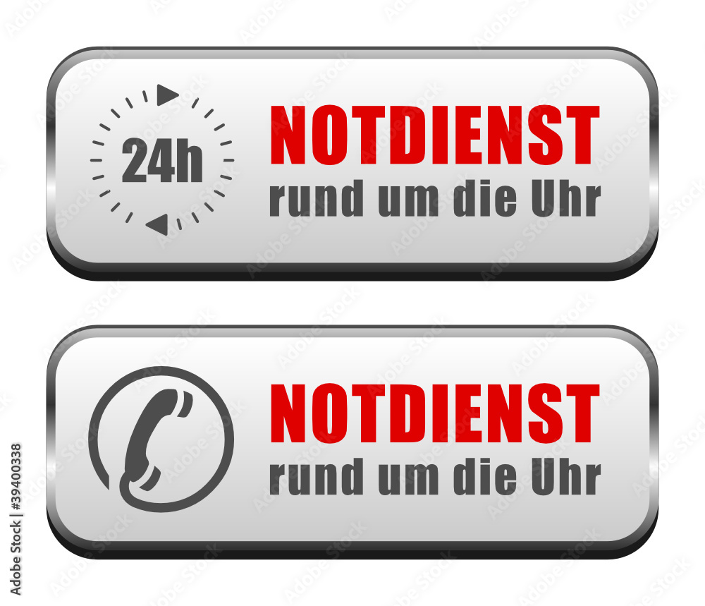 Buttons Notdienst