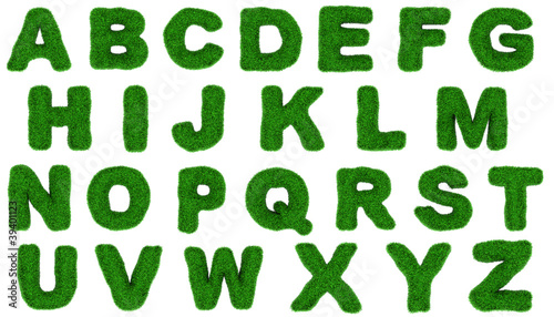 Grass alphabet