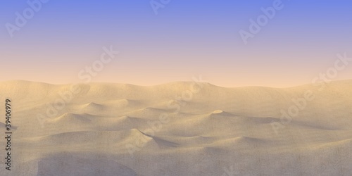 3d render of sand desert