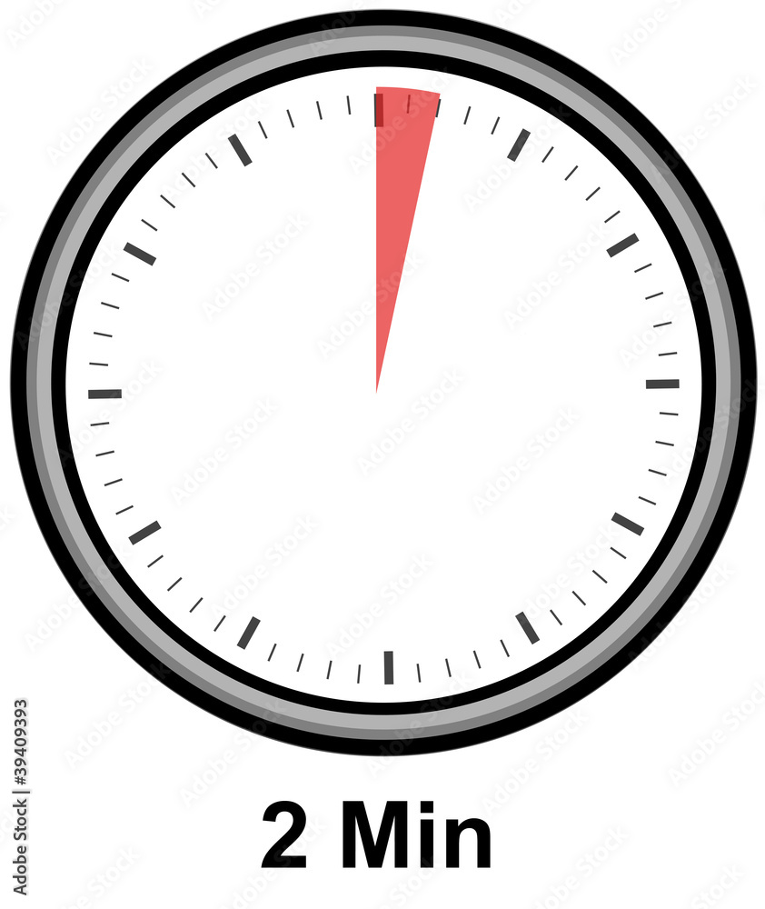 Timer - 2 Minuten Stock Illustration