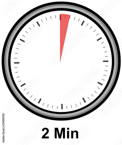 Timer - 2 Minuten ilustración de Stock | Adobe Stock