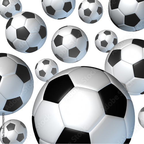 Flying Soccer Balls