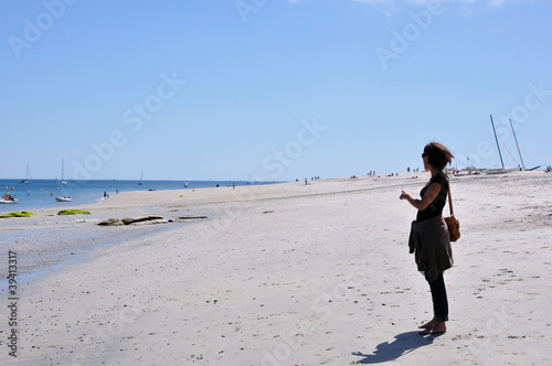 Obraz na płótnie plage des grands sables 14 w salonie