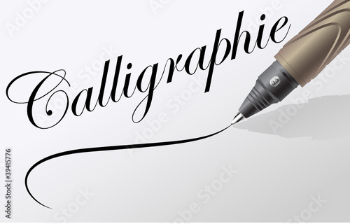 écrire de la calligraphie