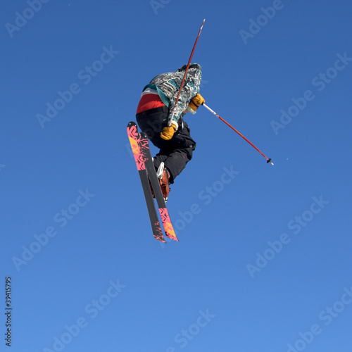 Freestyle in blue sky