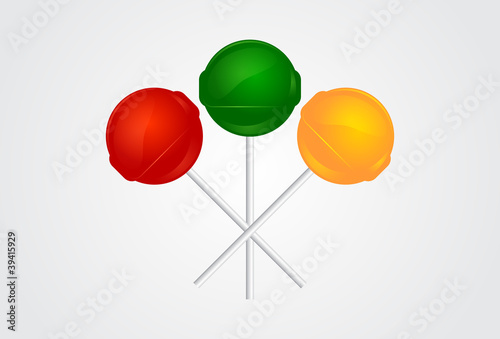 candy on a stick