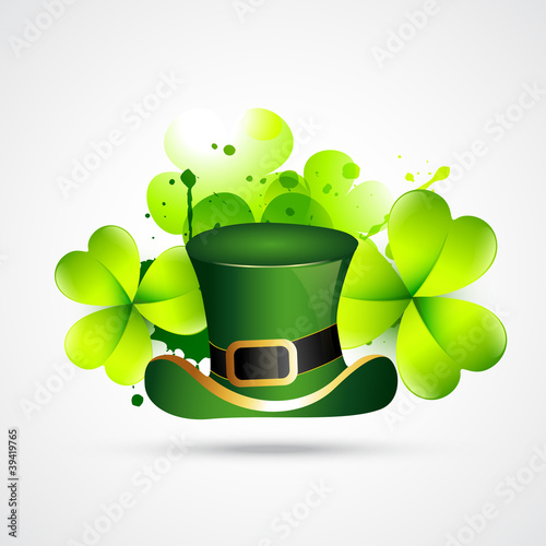 abstract style st. patrick's day vector