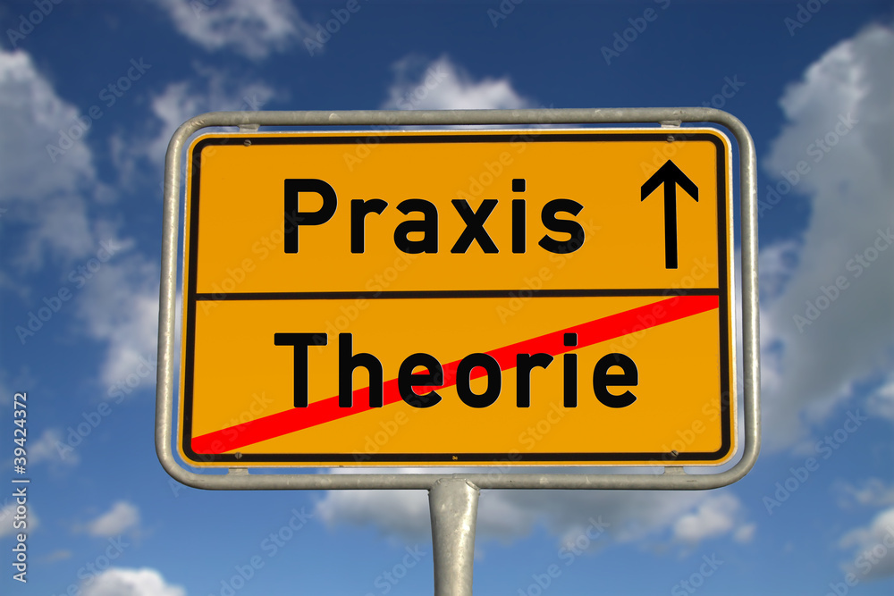 Deutsches Ortsschild Theorie Praxis