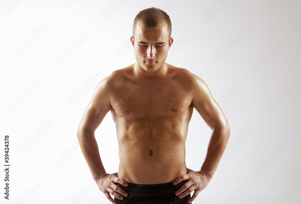 Fototapeta premium Young man trained