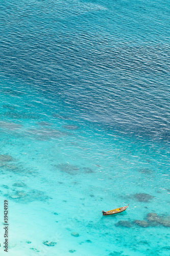 Aerial view on paradise bay © Kristina Afanasyeva