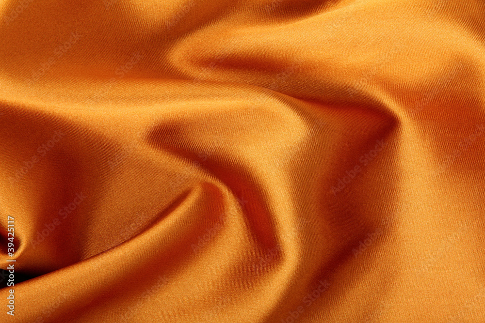 Fototapeta premium Golden sofness textile.